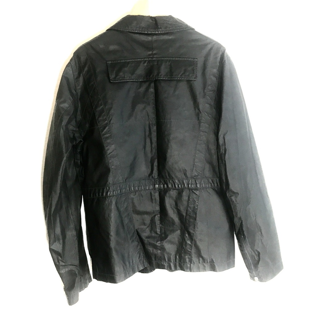 Tim Hamilton Washed 2008 Leather Motorcycle Jacket - Picture 6 of 7
